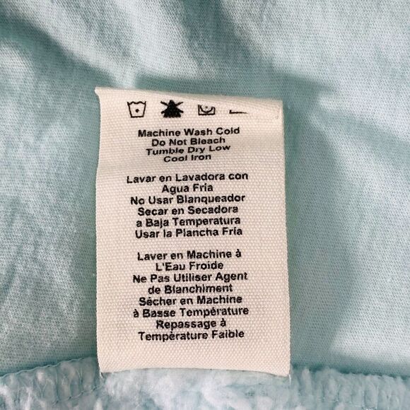 UGG Kadence OVERSIZED Jacket Medium Pale Blue Hoodie Pockets Soft Fleece EUC - Picture 11 of 11